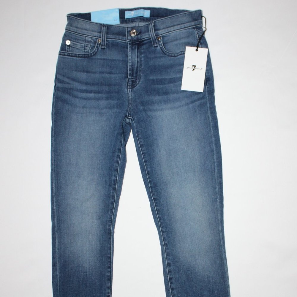 7 FOR ALL MANKIND B(AIR) ANKLE SKINNY JEANS SZ 26 (NWT)